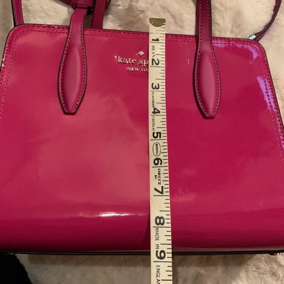 Kate Spade Stunning Shiny Handbag Clutch - Picture 15 of 16